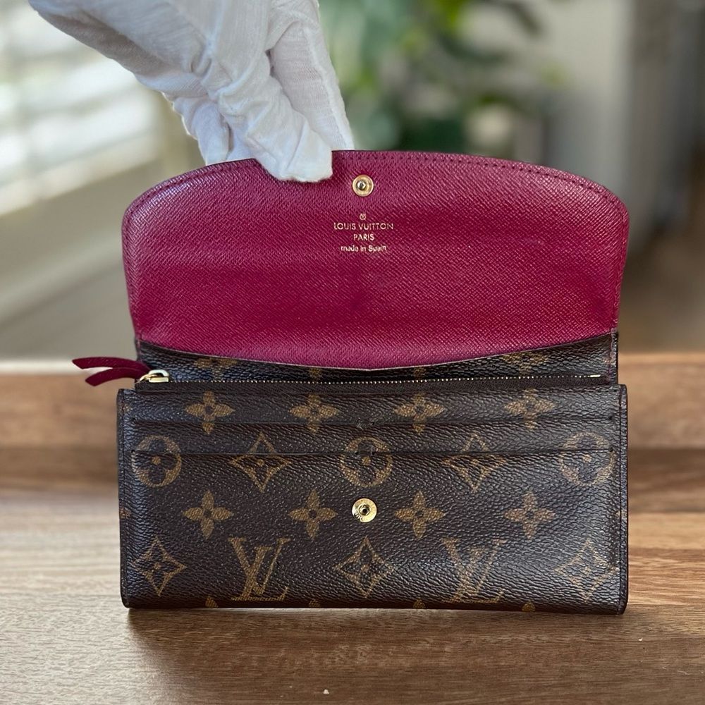 💯 AUTH Louis Vuitton monogram Emily wallet on chain - Picture 5 of 12